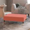 Day and Night - Day and Night Pink Velvet Footstool 78x56x32 Cm