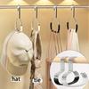 Multi-Functional Home Closet Hooks Creative Round Ring Hangers for Hats Coats Space-Saving Durable Wardrobe Organizer