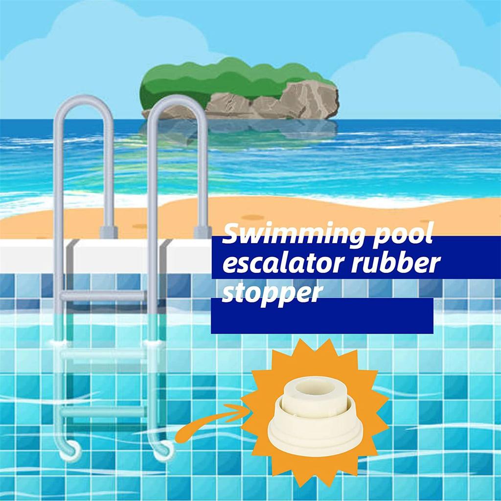 2Pack Pool Ground Plugs Replacement Parts Rubber Winterizing Ladder Bumpers