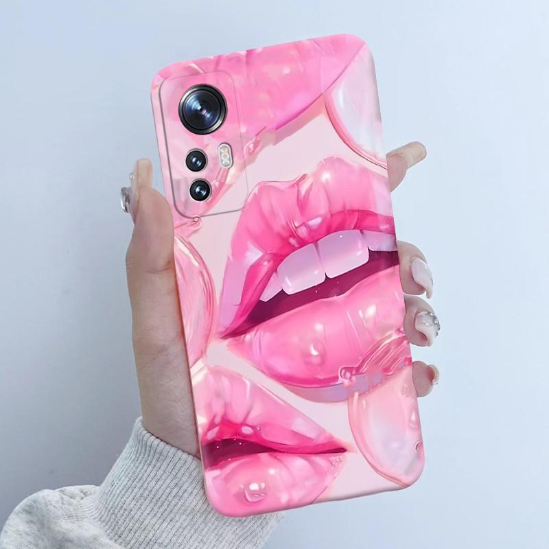 For Xiaomi 12 12X Case For Xiaomi Mi 12 Pro Flower Girl New Design Back Cover Housing For Mi12 12Pro Soft Silicone Funda Shell