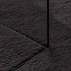 Area Rug HUARTE Black 100 X 200 Cm Polyester