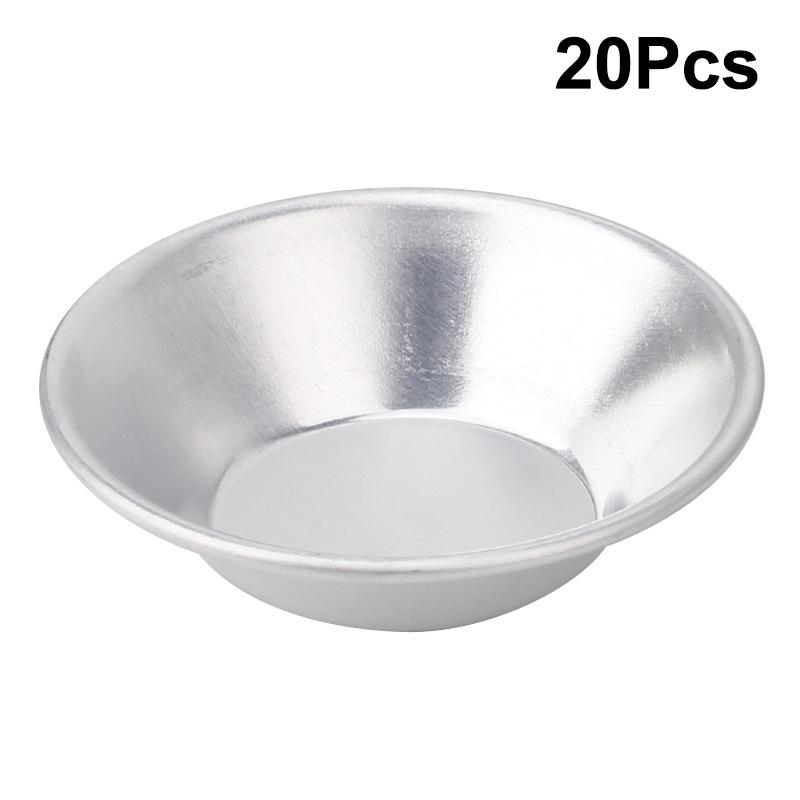 Återanvändbar Non-stick Äggtartsform Aluminiumlegering Blomma/Rund Form Cupcakeform Pudding Geléform Muffin Bakform Köksredskap