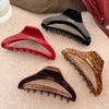 French High Quality Acetate Hollow Hair Claws For Women Girls Sweet Retro Shark Jaw Claw Clip Fashion Hair Ornament Accessories