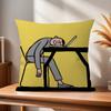 Aesthetic Art JJean JJullien  Cushion Cover X Polyester Sofa Cushions Decorative Throw Pillows Home Decoration Pillowcover