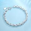 Silver Fashion Multiple Styles Bracelet Chain For Women Fashion Wedding Party Beautiful Jewelry Gift CLE