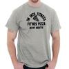 Funny Im Into Fitness Pizza In My Mouth Joke Womens or Mens Crewneck T Shirt Tee