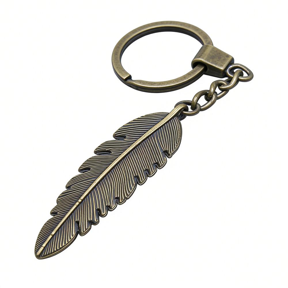 Filigree Angel Pendant Keychain Religious Spiritual Key Holder 30mm Ring