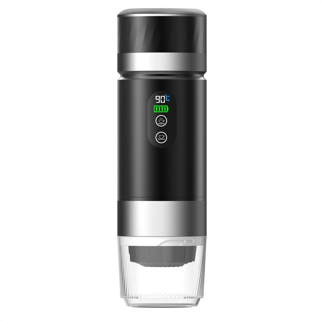 Wireless Portable Capsule Coffee Maker with Detachable Battery - Ideal for Outdoor, Travel, and Home Use