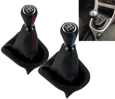 Peugeot 207 307 406 / Citroen C3 C4 C5 için Deri Vites Topuzu Kolu Vites Kolu Çubuk Körüğü Kılıfı Araba Aksesuarları