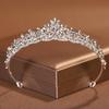 Bridal Headwear Gold/Silver-Colour Women's Fashion Wedding Crown Birthday Tiaras Crown Queen Party Headband