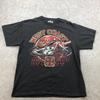 West Coast Choppers T-shirt Herr Stor Svart Motorcykel Tärningar Grafisk T-shirt Biker