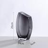 Modern Grey Glass Flower Vase
