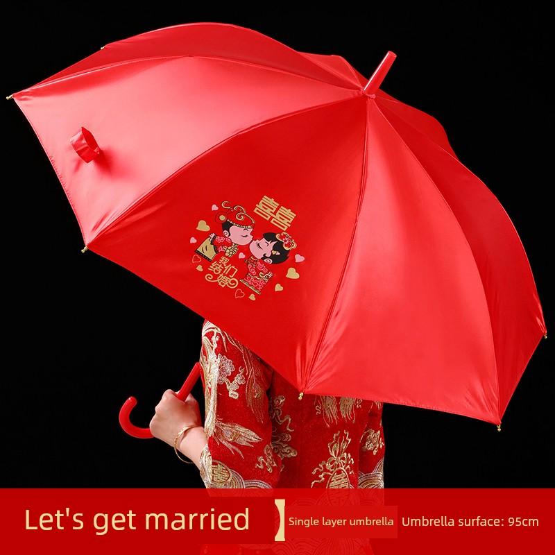 Wedding Red Umbrella, Bridal Umbrella, Red Wedding Umbrella, Traditional Chinese Wedding Umbrella, Red Umbrella for Wedding Celebrations, Red