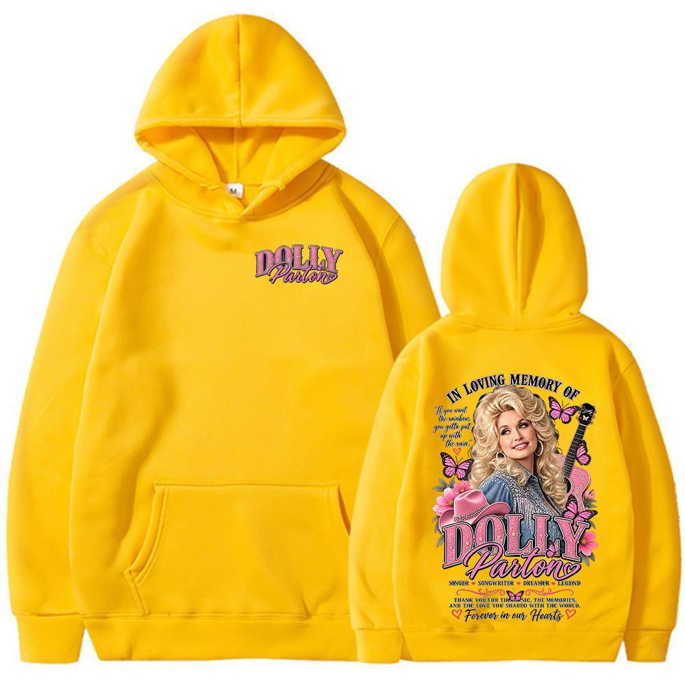 Tribute 1946- Legend Country Music Dolly Parton Hoodies Men Women Clothing Fashion Long Sleeve Hooded Sweatshirts Pullovers