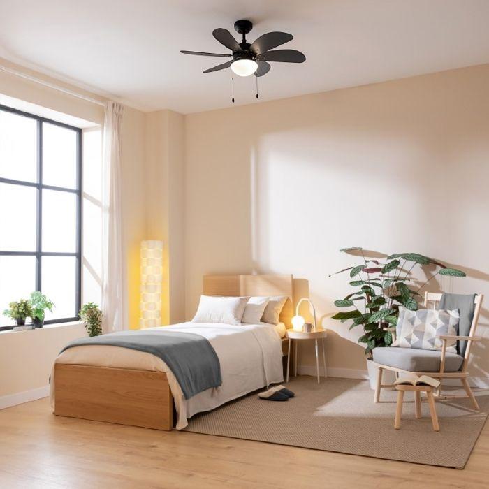 Cecotec Ventilateurs de plafond avec lumière EnergySilence Aero 3600 Vision Full Black