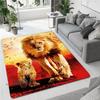 3D Lion Printed Carpet non-slip Carpet kitchen mats for floor decoracion anime rug Fashion yoga mat bedroom decor birthday gift