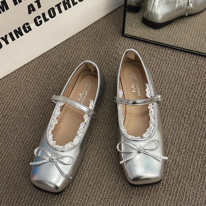 Vintage French Ballet Shallow-mouthed Lolita Shoes for Women Mary Jane Shoes New Spring Autumn Single Shoes with Skirts in 2026