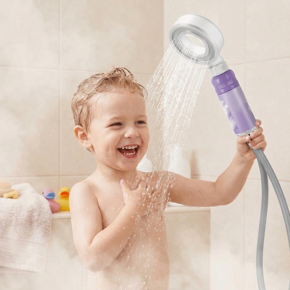Pressurized Design Shower Head With Water Filter Skin Care Showerhead Daily Bathing