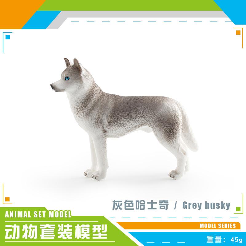 Simulation Of Forest Animals 10 Wolf Models Black Wolf Brown Wolf Gray Wolf White Wolf Female Wolf Husky Ornament Toy