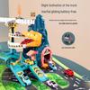 Dinosaur Adventure Skyscraper Track Car Set for Kids