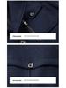 Men's Double Collar Woolen Coat: Autumn/Winter Business Style for Middle-Aged Men