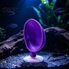 Tropical Fish Accessory Betta Hammock Shell with Suction Cup, Safe Resting Bed, Small Tank Decoration Hide, Bubble Nesting Spot for Decor Plastic