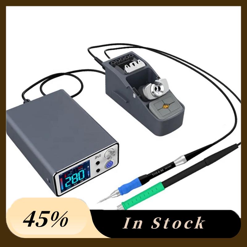 A60Z Top Electric For SMD BGA Repair T3B Intelligent Soldering Station With Handle Welding Iron Tips Electric Set US Plug T3B-T1