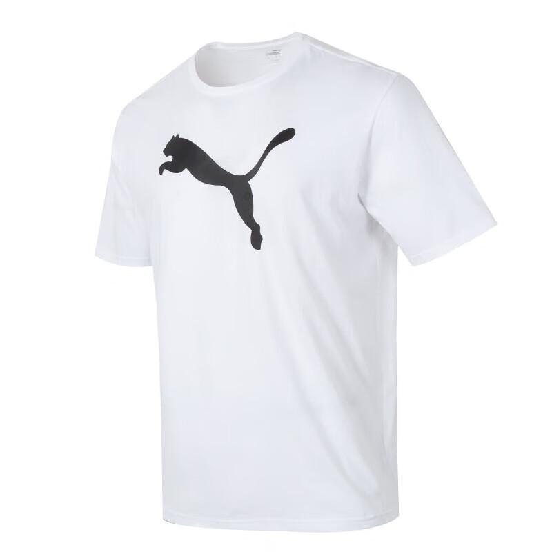

Puma Футболка Teamrise с логотипом и принтом в американском винтажном стиле, дышащая, прямого кроя, с круглым вырезом и коротким рукавом, мужская, белая 658705-04 XS