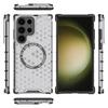 For Samsung Galaxy S25 Ultra Case Compatible with MagSafe Honeycomb Design TPU+PC Phone Cover