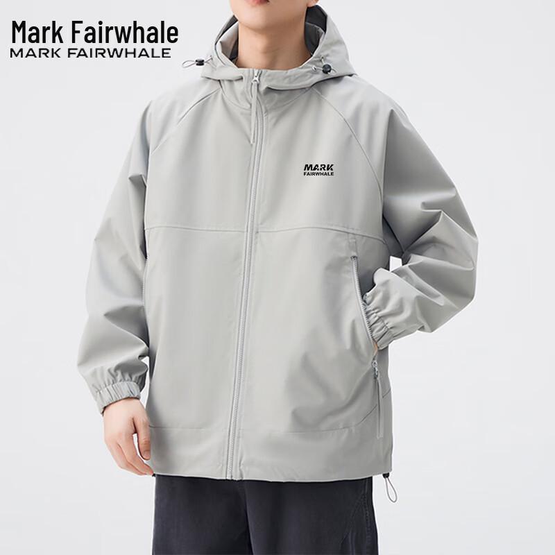 Mark Fairwhale Men's Hooded Waterproof Windproof Jacket