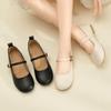 2025 Spring and Autumn New Flat-soled Single Shoes Women's Word with Shallow Mouth Mary Jane Shoes Fashion Women's Shoes One Piece