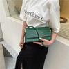 Vintage Crocodile Pattern Shoulder Bag Women PU Leather Bag Armpit Bag Designer Handbag Fashion Lady Pouch ARI