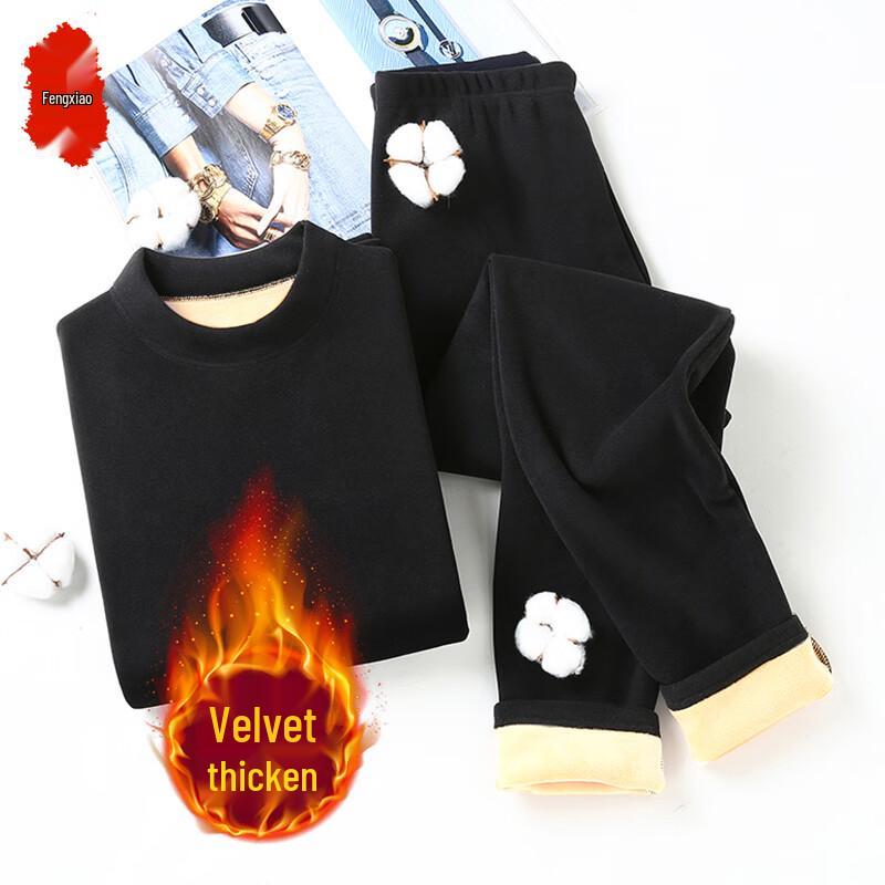 Men s Warm Stand Collar Long Sleeve Top L