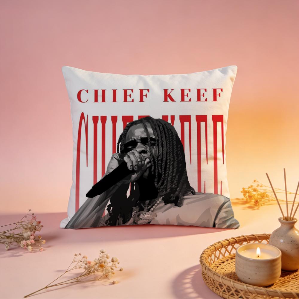 Stylish CChief Keefable Cushion Cover Comfortable Durable Pillow Cover MultiScene for Home Office Car Sofa