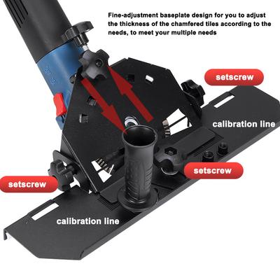 45 Degrees  Chamfer Bracket Screw Installation Angle Grinder Stand Multifunctional Ceramic Tile Cutting