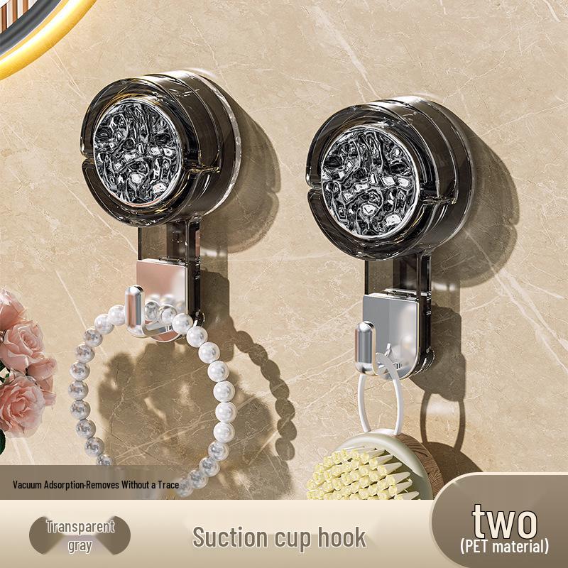 Strong Vacuum Suction Cup Hook - No-Drill, Heavy-Duty Adhesive for Kitchen, Bathroom, or Door.