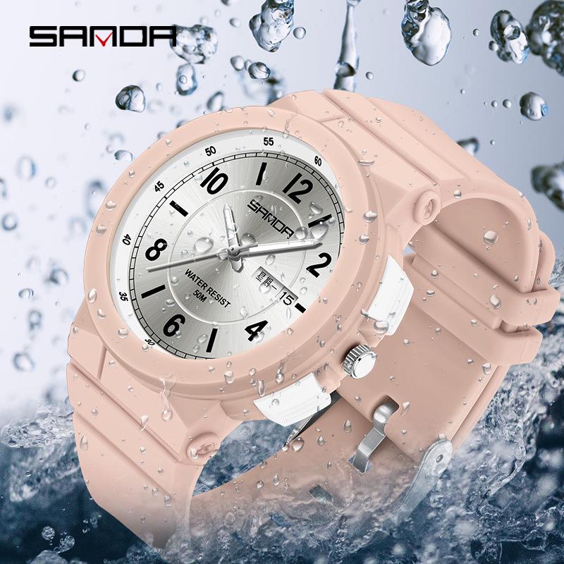 Sanda Student Watch: Simple Double Calendar Design for Junior High Students
