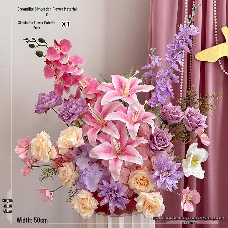 Mori-Style Artificial Floral Arrangement for Weddings & Dining Tables
