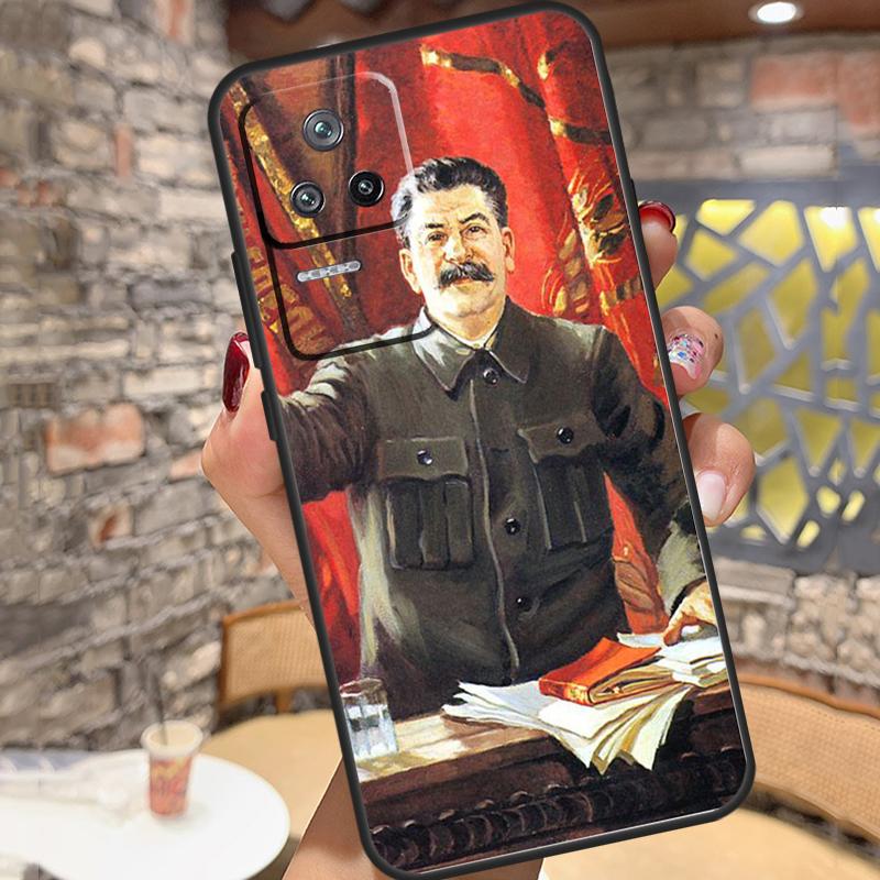 Stalin Soviet Case For Xiaomi 13 14 15 Ultra 11T 12T 13T 14T Pro POCO X7 Pro X3 X5 X6 M6 F5 F6 Pro Cover