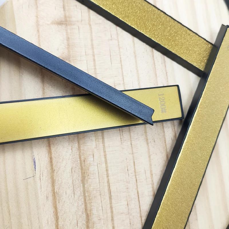 4ks Titanem pokovený Diamantový ostřič nožů Úhel Ostřící kámen Kámen na ostření nožů Diamantový brousek Brusný kámen Nástroj