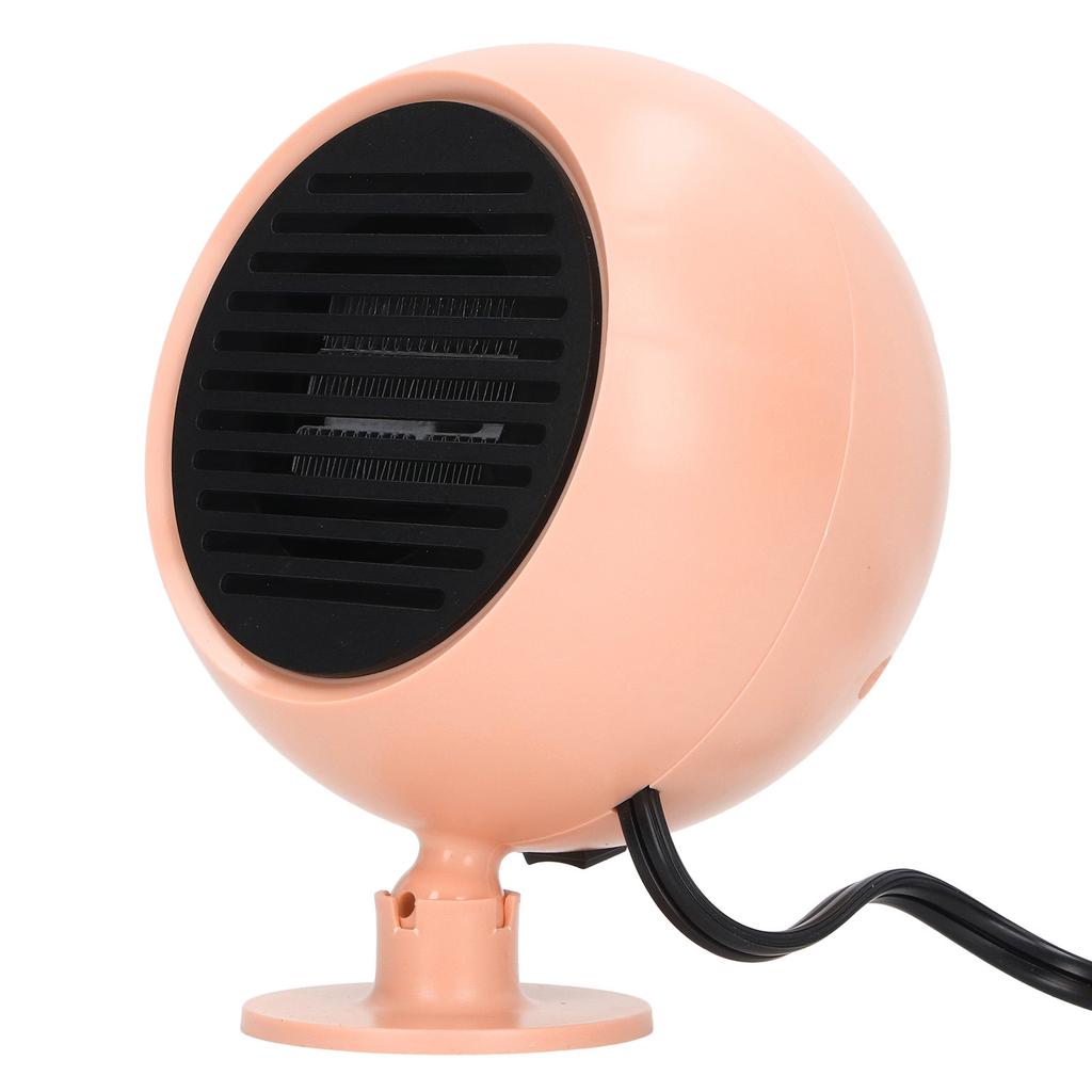Car Heater Multi Angle Rotation Planetary Car Heater Portable Windshield Defogger Defroster Pink