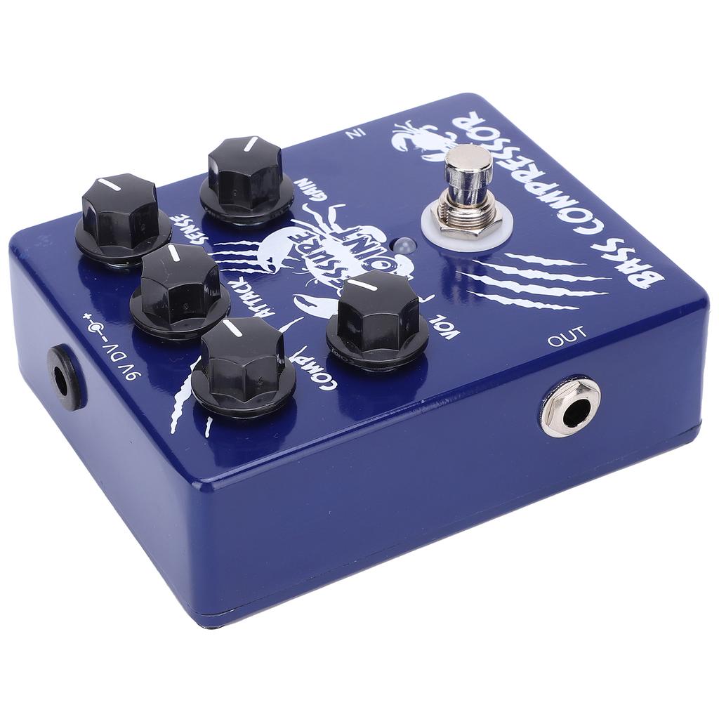 Bass Compressor Pedal Pressure Point Effect True Bypass AluminiumAlloy Shell CP45