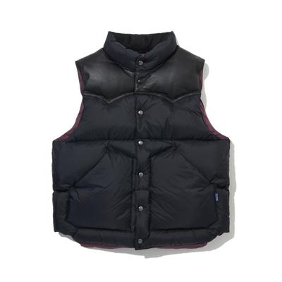 Penfield Rock Wool Basic Down Vest Black_Fr4Wd05U