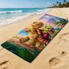 Towel For Cute Turtle Outdoor Camping Beach Towel Super Absorbent Quick-Drying Summer Cartoon Towel