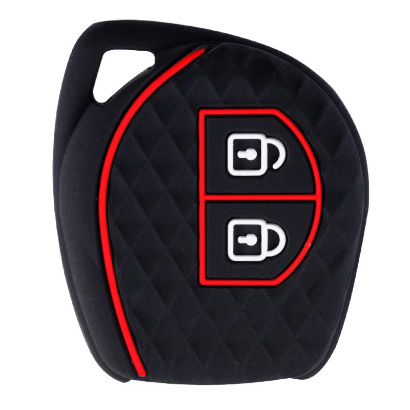 Car Key Case Full For Suzuki Celerio Swift Grand Vitara Sx4 Silicone Key Case Cover Fob Shell Holder Accessories