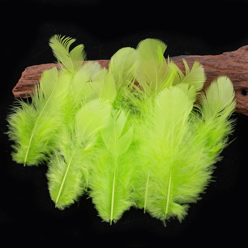 Mixed Color Chicken & Peacock Feathers for DIY Ornaments, Handicrafts, and Handmade Clothing Accessories.
