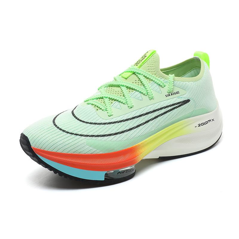 

Marathon breaking 2zoom running shoes men s autumn and winter air cushion carbon plate shock absorption and rebound middle school student physical exa 45 флуоресцентный зеленый
