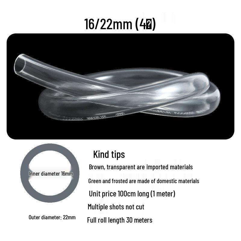 Aquarium Silicone Water Pump Hose with Filter - Inlet/Outlet for Water Change & Discharge