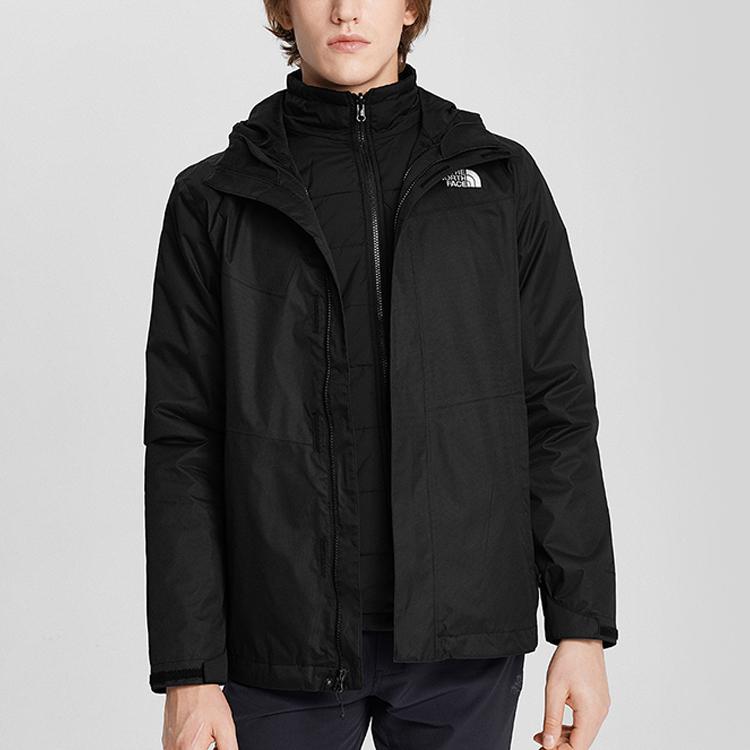 THE NORTH FACE Waterproof, Windproof, Breathable, Abrasion Resistant, Thermal Windbreaker Jacket Men's Black NF0A4U7M-KX7