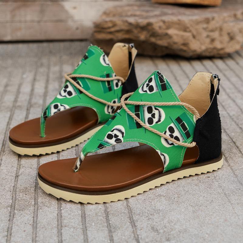 Мода 2024 Лето Женские Шлепанцы Плоские Сандалии С Леопардовым Принтом Открытый Носок — фото 5